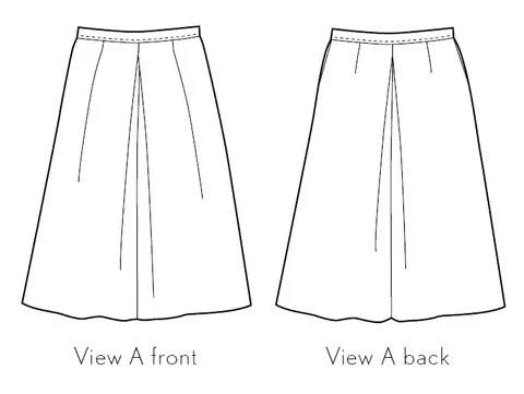 Girl Friday Culottes - Liesl & Co Patterns - PDF Version