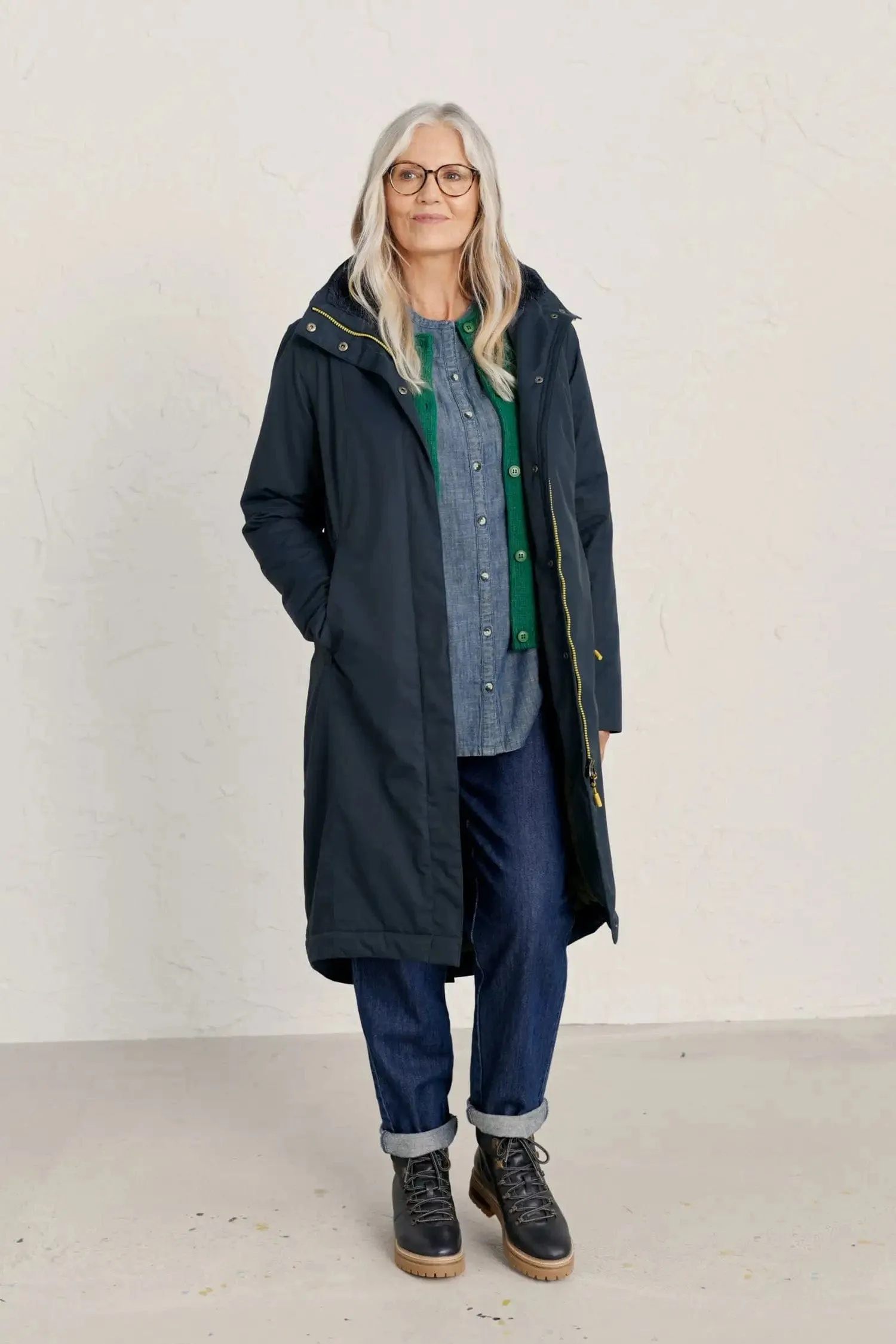 Janelle Coat - Squid Ink