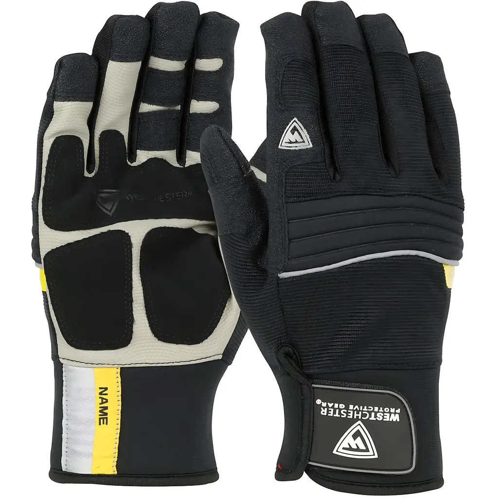 West Chester 96653/M Pro Series Yeti Synthetic Leather Palm with Spandex Back and Fleece Lining - Waterproof Liner