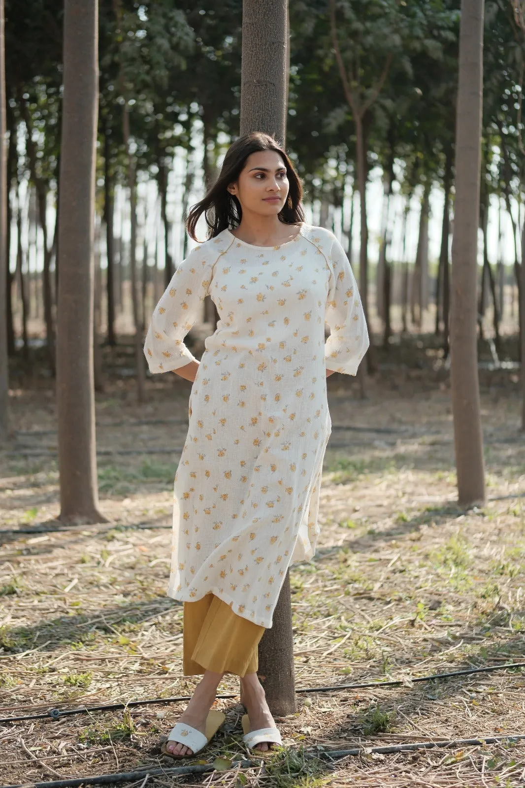 YELLOW ROSE TUNIC